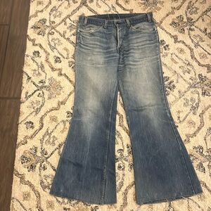 Vintage 70’s Levi’s bell bottoms rare 30